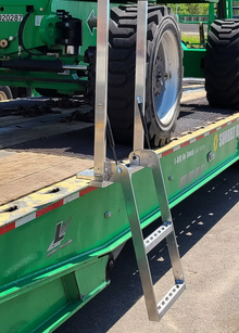 2-Step Aluminum Adjustable Stake Ladder