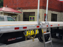 4-Step Aluminum Adjustable Stake Ladder